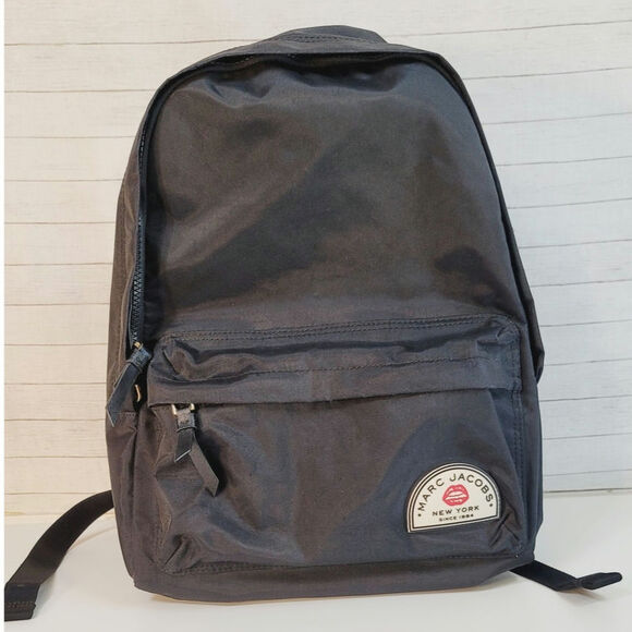 Marc Jacobs Large Collegiate Nylon Backpack in Black - Picture 1 of 16